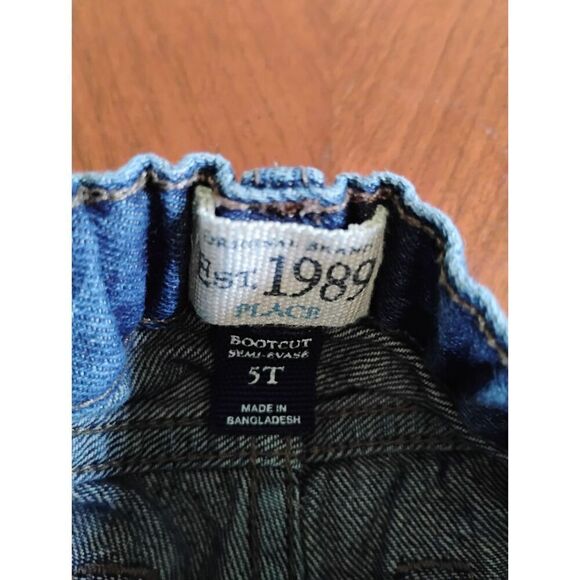 1989 Place Bootcut Denim Jeans - Size: 5T     (1147) - Picture 3 of 5